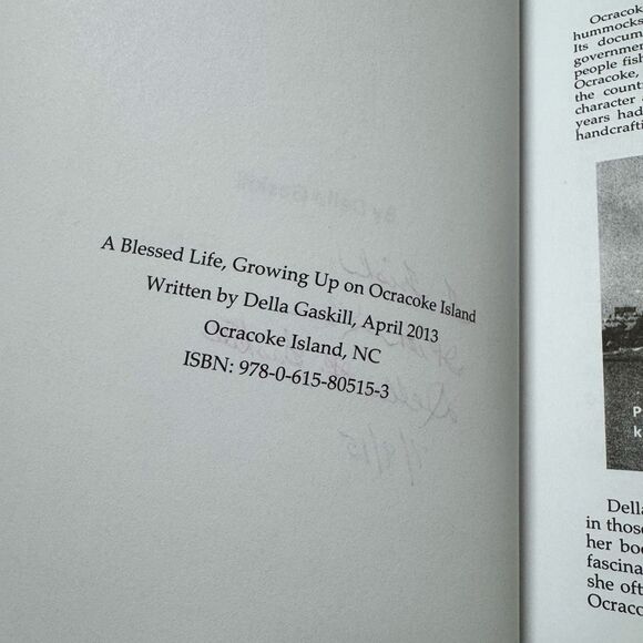 Growing Up On Ocracoke Island Della Gaskill NC  Genealogy Books 2013 Signed - Picture 7 of 8